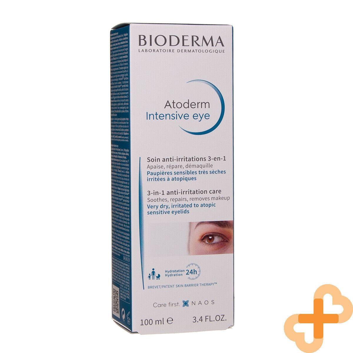 BIODERMA ATODERM INTENSIVE EYE Cream Moisturer Anti Age 3IN1 100ML